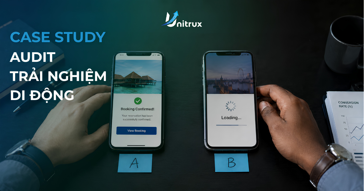 CASE STUDY AUDIT TRẢI NGHIỆM DI ĐỘNG: MÔ HÌNH PHỐI HỢP AI & CON NGƯỜI CHO DOANH NGHIỆP DỊCH VỤ
